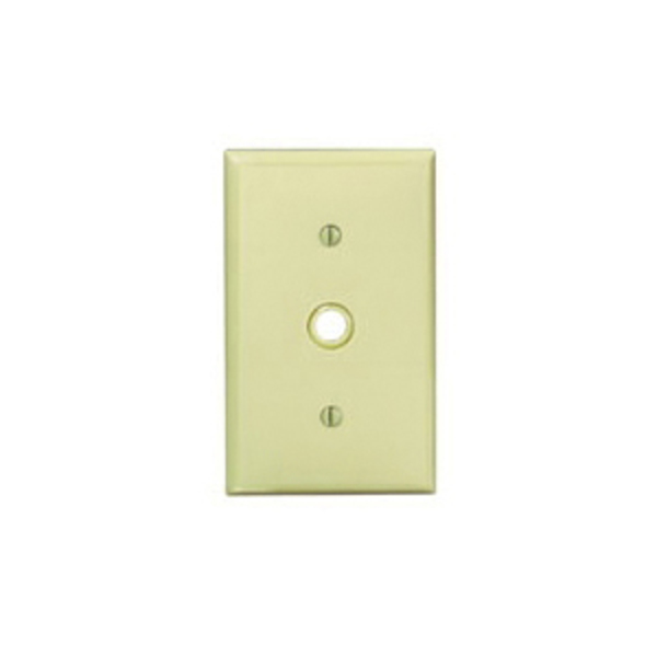 Leviton Telephone/Cable 1 Gang Wallplate 80718-E